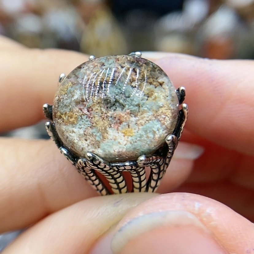【闪购商品】水晶戒指银S925镶嵌虚*