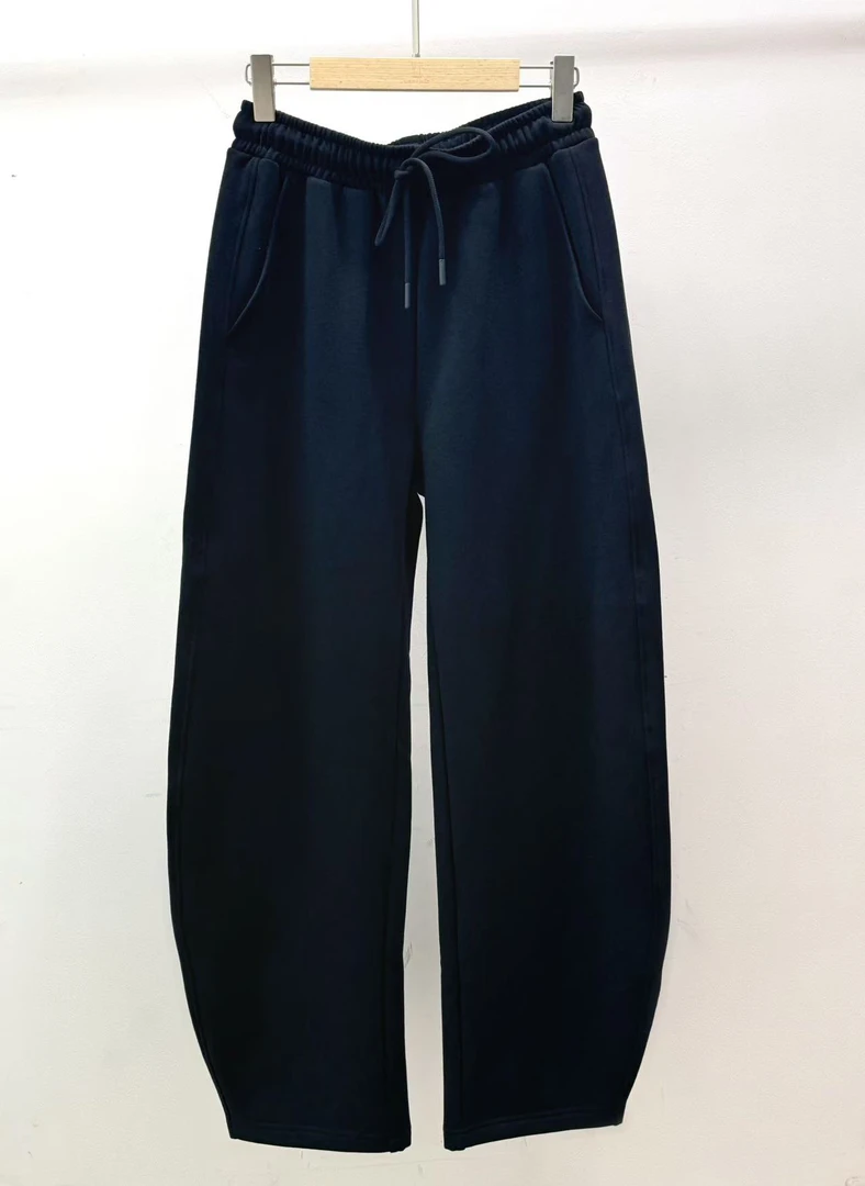 Li Wang/里望2024设计师款 剪刀裤系列 冬季限定休闲绒感时尚卫裤