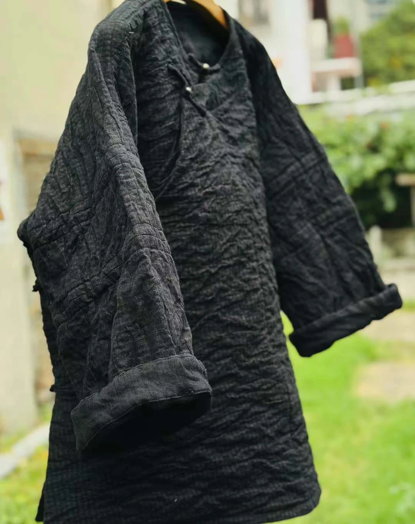 Li Wang/里望2024设计师款 暖冬进口水洗羊毛➕棉 记忆丝外套上衣