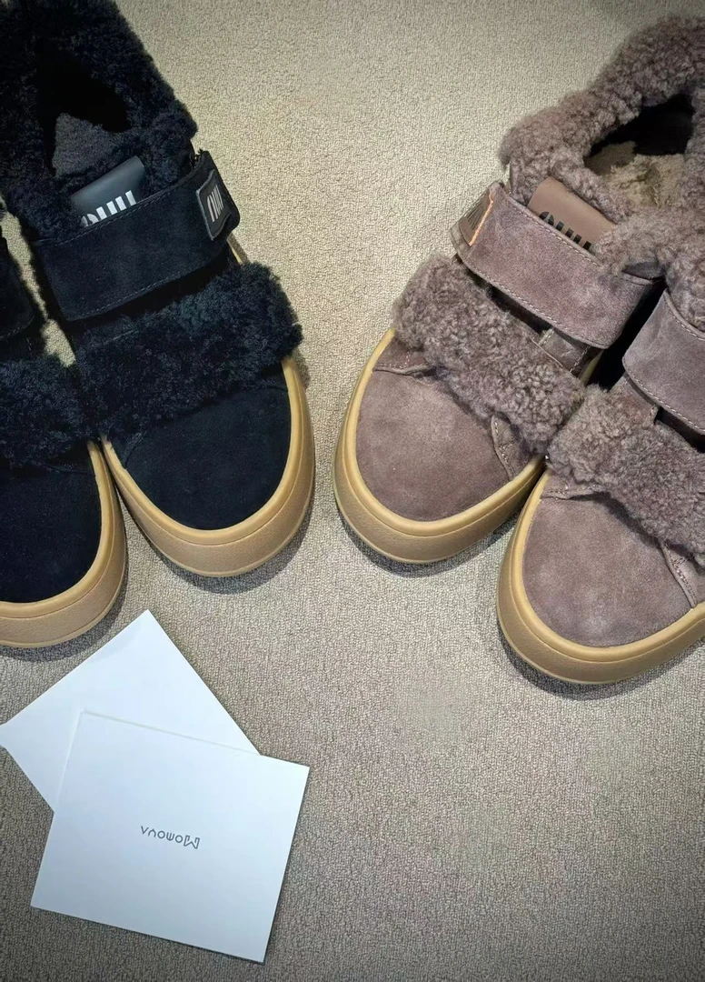 Li Wang/里望2024设计师款 冬季上新 毛绒加厚保暖时尚休闲鞋