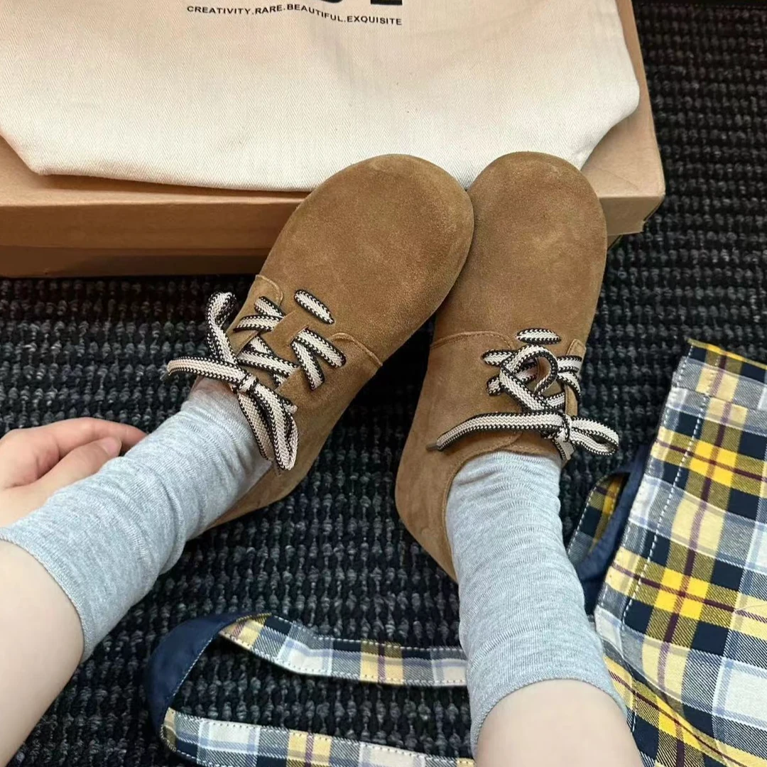 面包吐司  勃肯单鞋 复古擦色系列舒适透气软底圆头