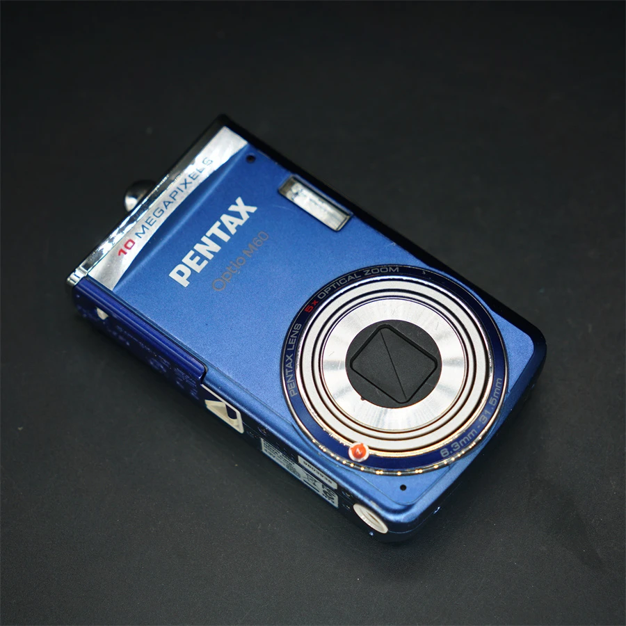 9新 Pentax/宾得 M60 1000W 5倍 复古CCD相机 配件全