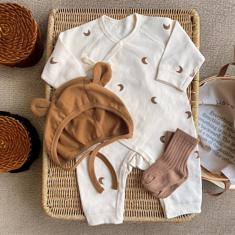 新生婴儿儿衣服秋冬新款a类纯棉0一6月3婴儿秋装打底衣冬内穿52码