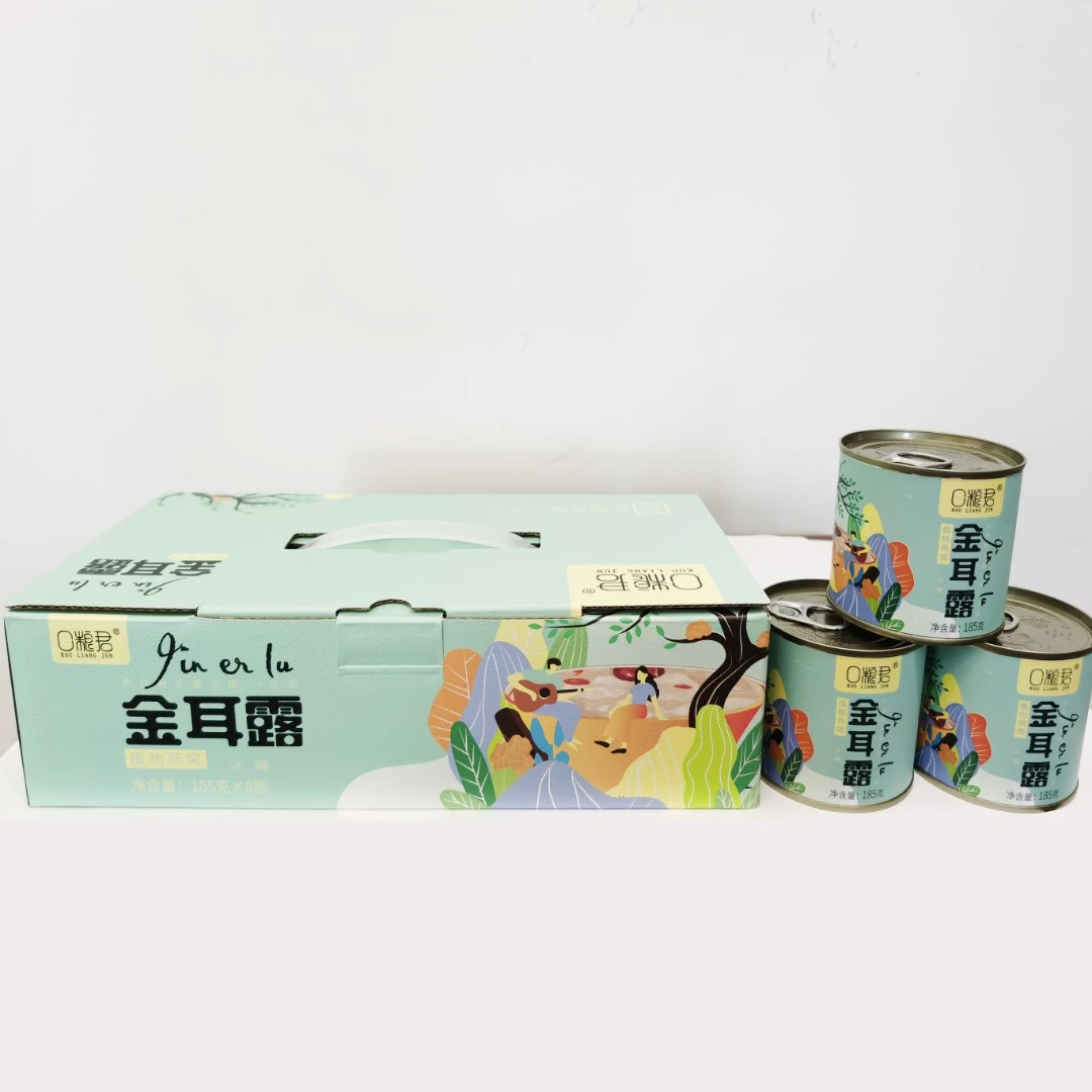 口粮君 - 金耳露 冰糖 185g*8罐  小礼盒装