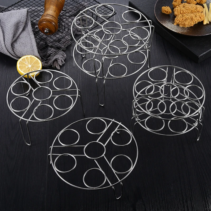 家用304不锈钢蒸架加厚实用多功能蒸蛋器厨房小工具蒸蛋架神器