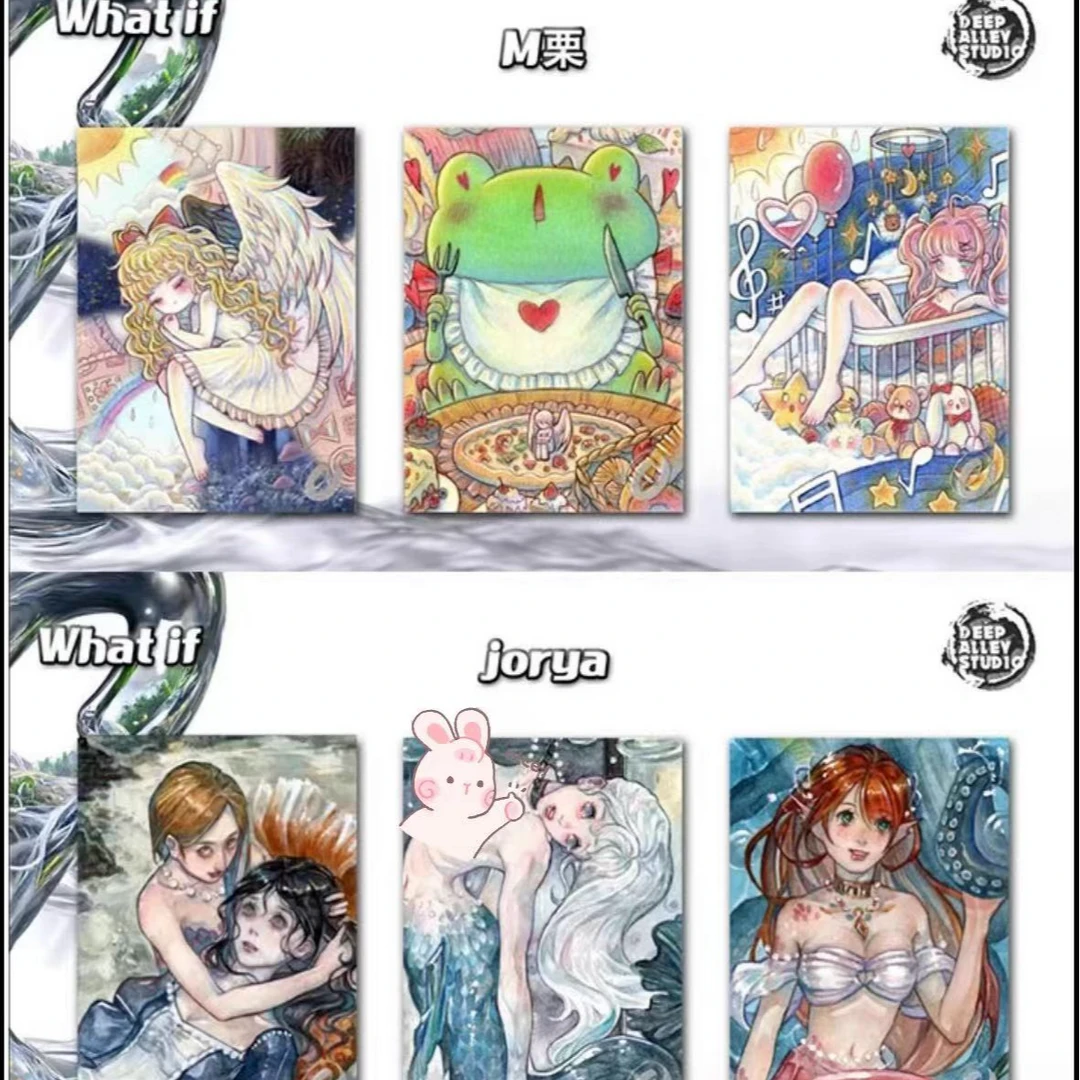 【代拆】What if系列艺术家手绘卡，DEEP ALLEY STUDIO 工作室