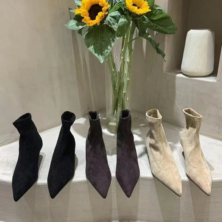 【156-10】韩版短靴2025秋冬新款时尚百搭爆款气质主推款日常女靴