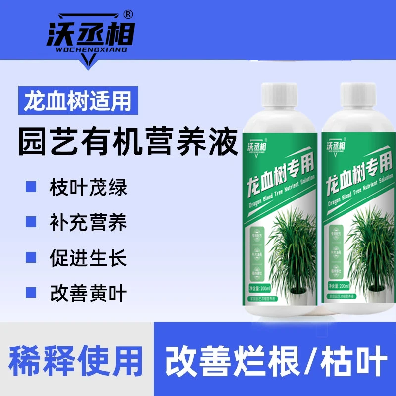 沃丞相【龙血树专用营养液】龙须树增肥催芽防黄叶枯叶烂根浓缩型