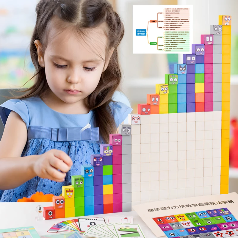 磁力数字积木Numberblocks儿童益智积木玩具益智拼装启蒙益智积木