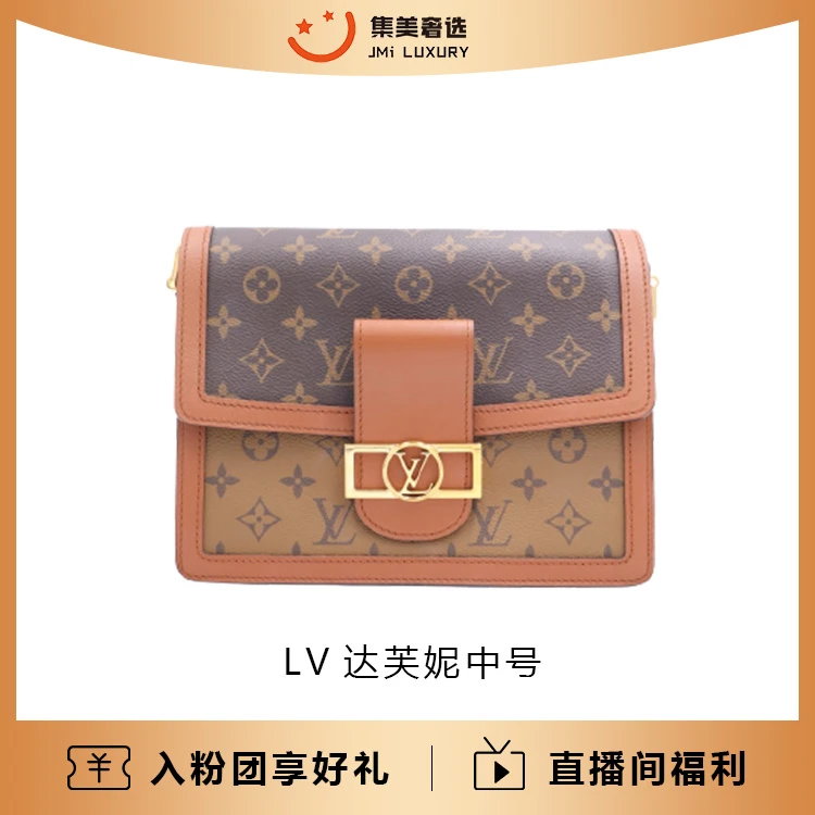 99新 LouisVuitton/路易威登 达芙妮中号时尚百搭包/97新安琪精选