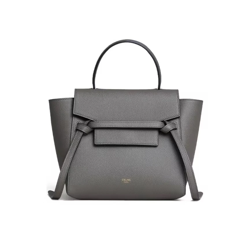 95新 Celine/思琳 鲶鱼nano大象灰百搭包/公价18500/97新/JM5380