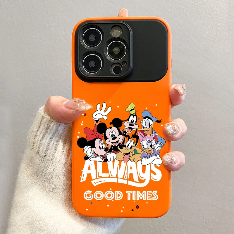 适用于苹果16promax手机壳iphone15迪士尼卡通14硅胶12pro全包13