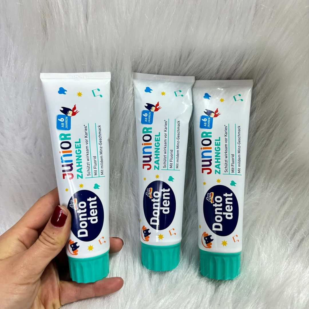 东托儿童牙膏护理清新护龈