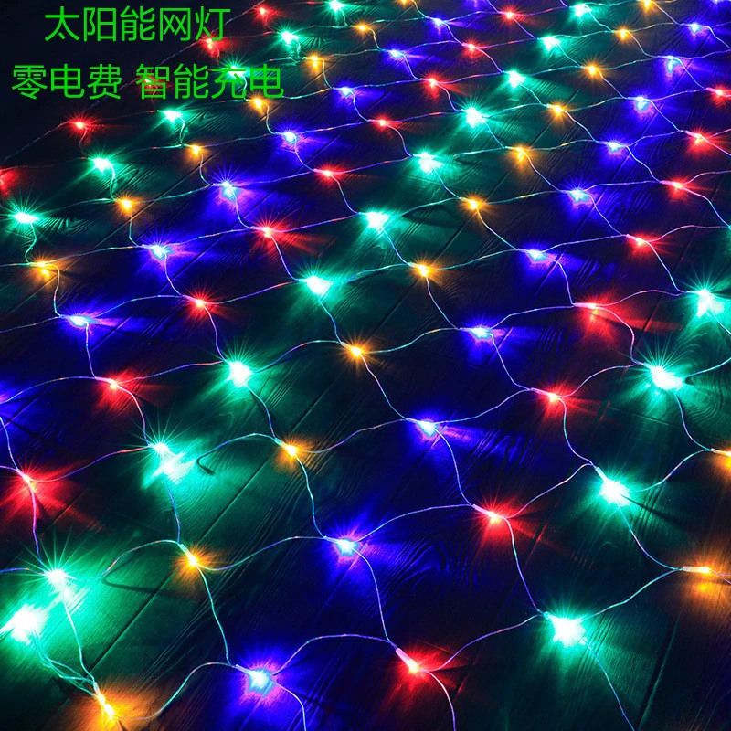渔网灯公母接24v低压网灯户外露营氛围灯2025草坪满天星灯串