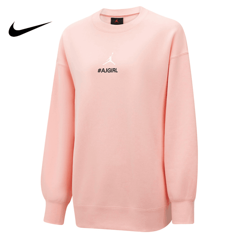 Nike耐克卫衣女款春季JORDAN运动训练休闲圆领卫衣套衫HF1120-651