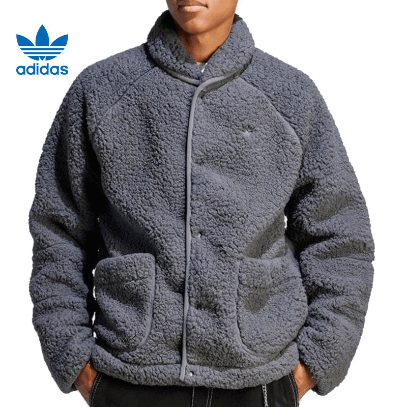 adidas阿迪达斯三叶草冬季男款运动外套休闲舒适夹克外套IJ0716