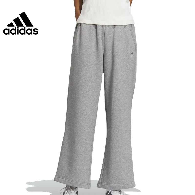 Adidas阿迪达斯冬季女款运动裤户外训练潮流休闲直筒  长裤IZ4562