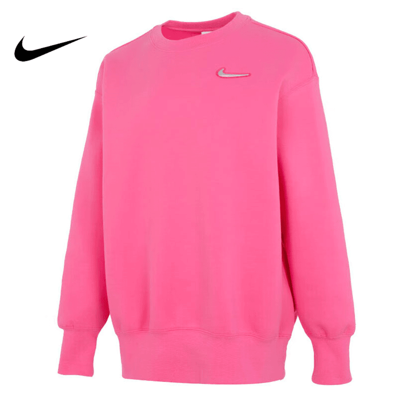 Nike耐克春季女子运动训练休闲圆领卫衣套衫FZ6537-684