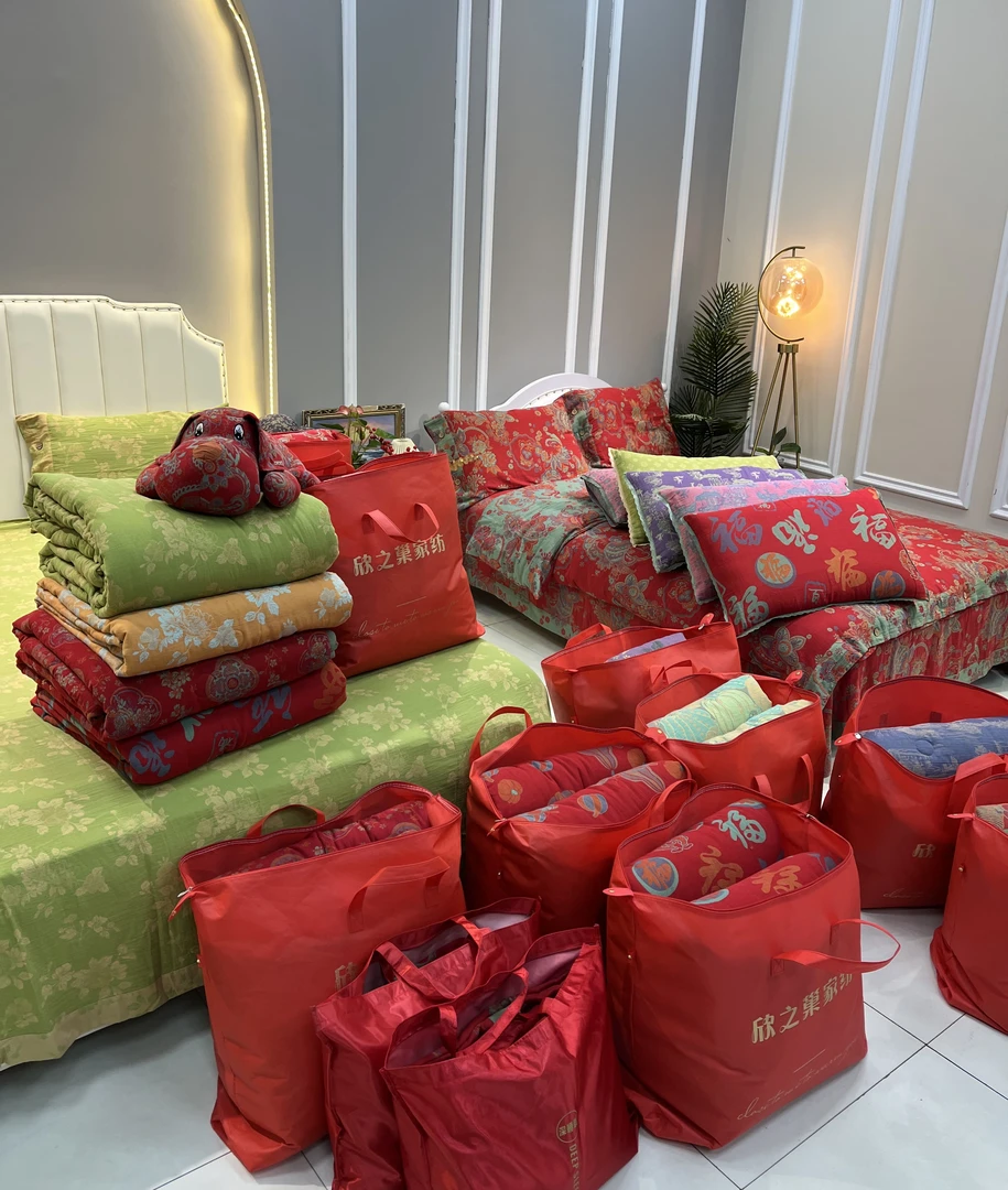 高端床品 直播间为主双层纱柔软舒适亲肤保暖机洗春秋冬盖被