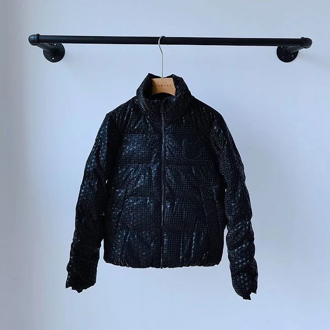 赞~韩国猫头 高尔夫女士厚实外套保暖千鸟格图案运动夹克