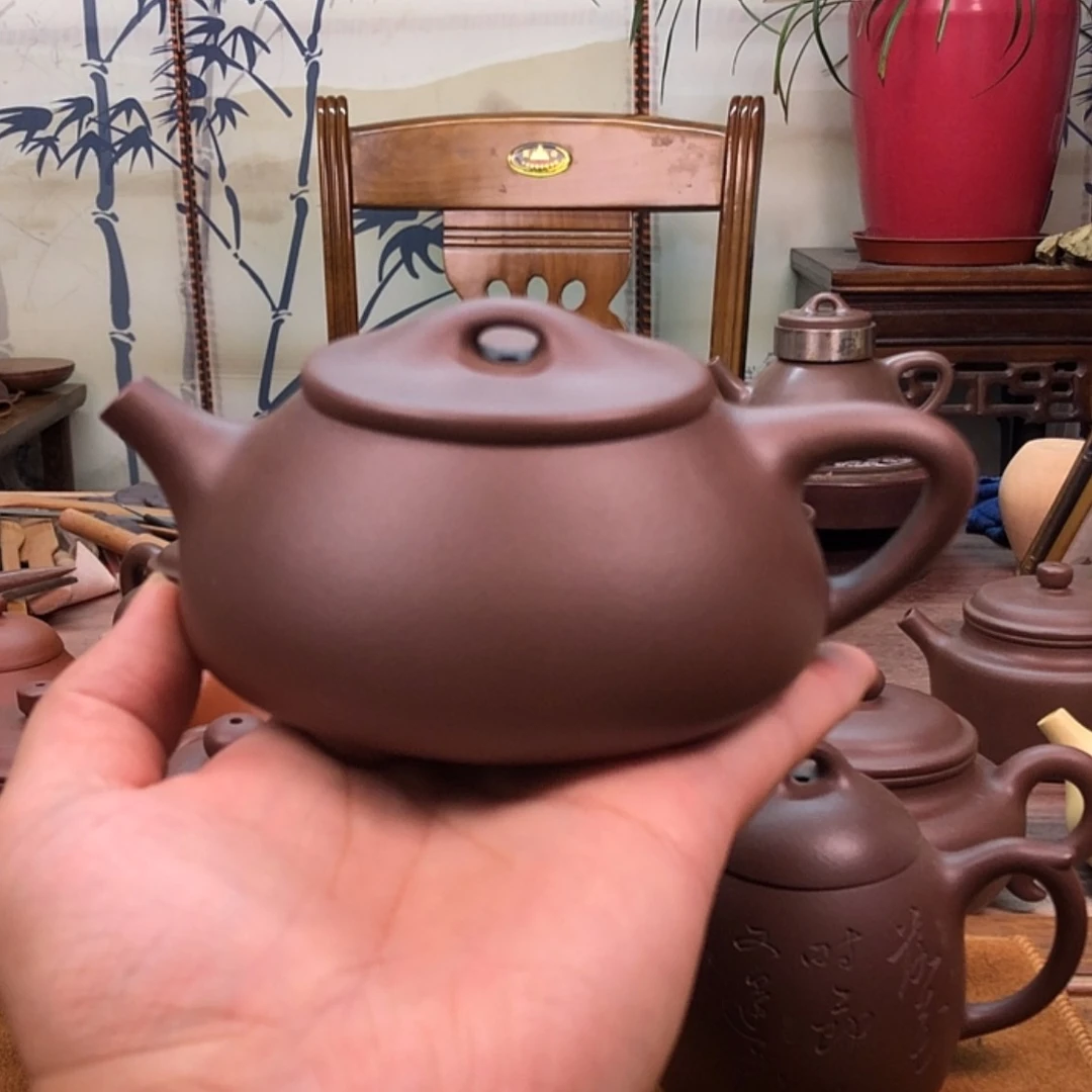 【闪购商品】紫砂茶壶紫泥景舟石瓢紫砂壶