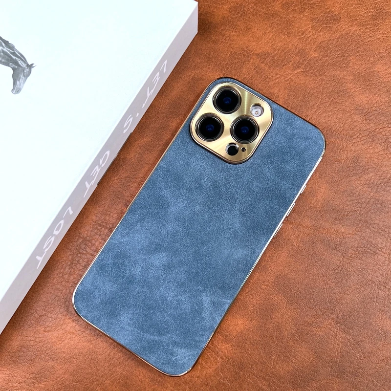 适用于苹果16promax手机壳iphone16pro新款16plus翻毛皮保护套16