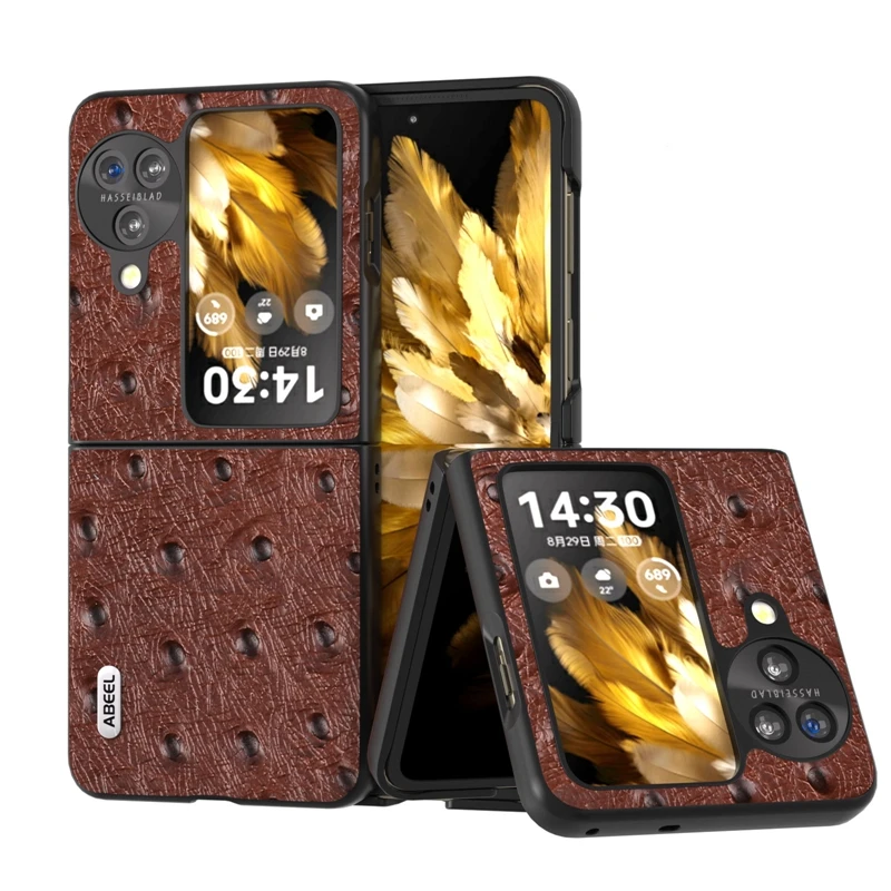 OPPOFindN3Flip手机壳折叠屏真皮新款防摔n3flip高档轻奢保护套