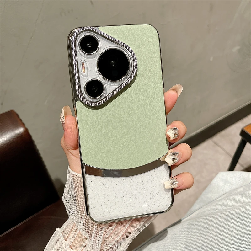 华为pura70pro手机壳70ultra粉钻女生pura70高级感轻奢防摔保护套