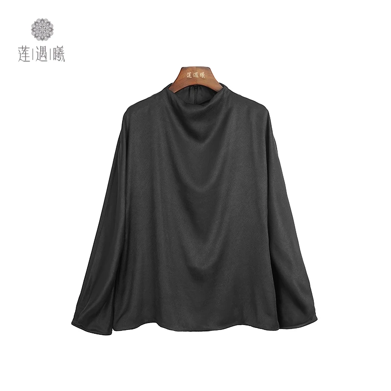 畅元提花弹力缎女式中国风上衣莲遇曦时装1b464713