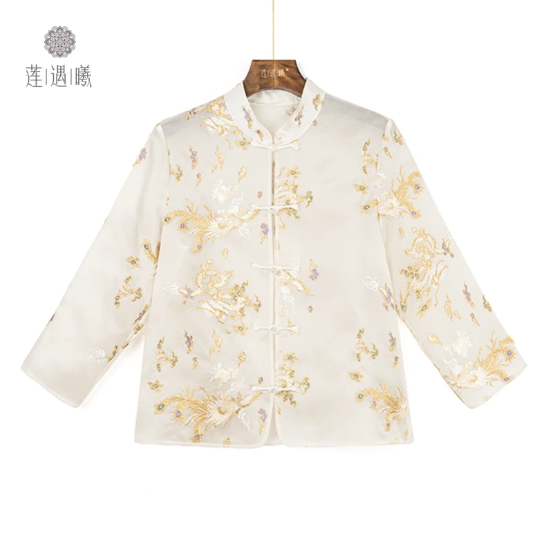 莲遇曦企业店 梧凤之鸣  上衣 桑蚕丝女装ZQ24A147-552