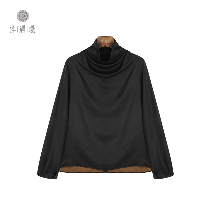 畅元提花弹力缎女式中国风上衣莲遇曦时装1b364713