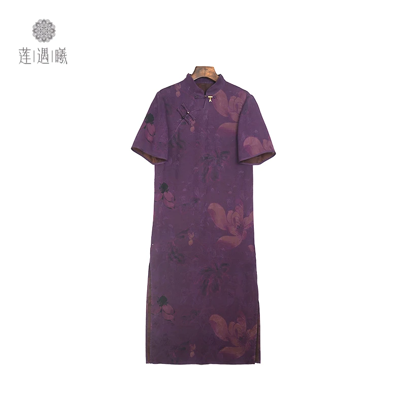 茉莺女装中国风旗袍莲遇曦时装3d10645