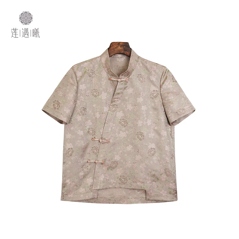 宜春芳异色罗女式中国风上衣莲遇曦时装1b361687