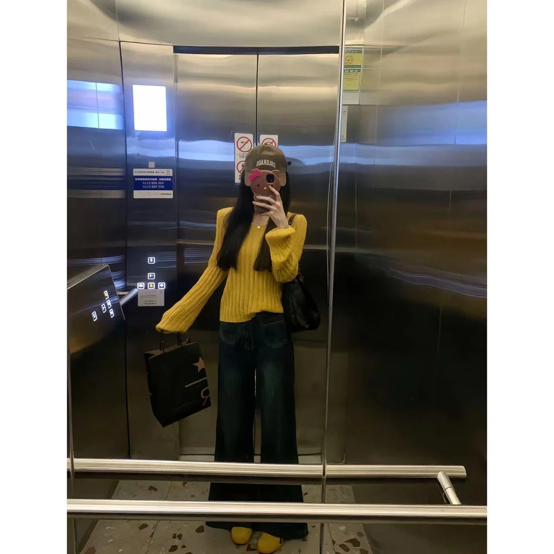 徐秋阳  标杆裤  显瘦百搭修身显腿长质感微喇直筒裤MC0018