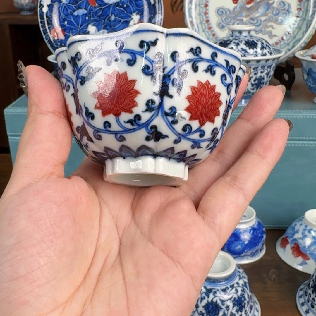 杯屹朴堂六方缠枝