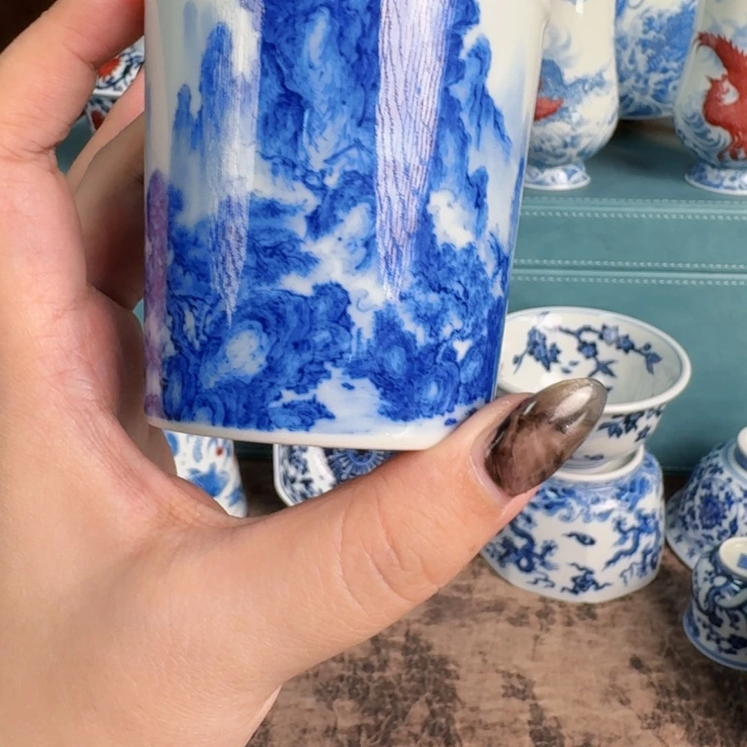 杯刘建锋窑山水直口