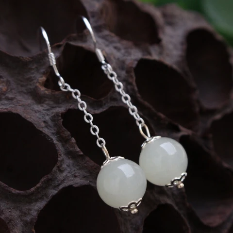 铜合金耳饰 古典时尚水滴耳饰时尚气质复古耳环感新中式耳坠耳钉