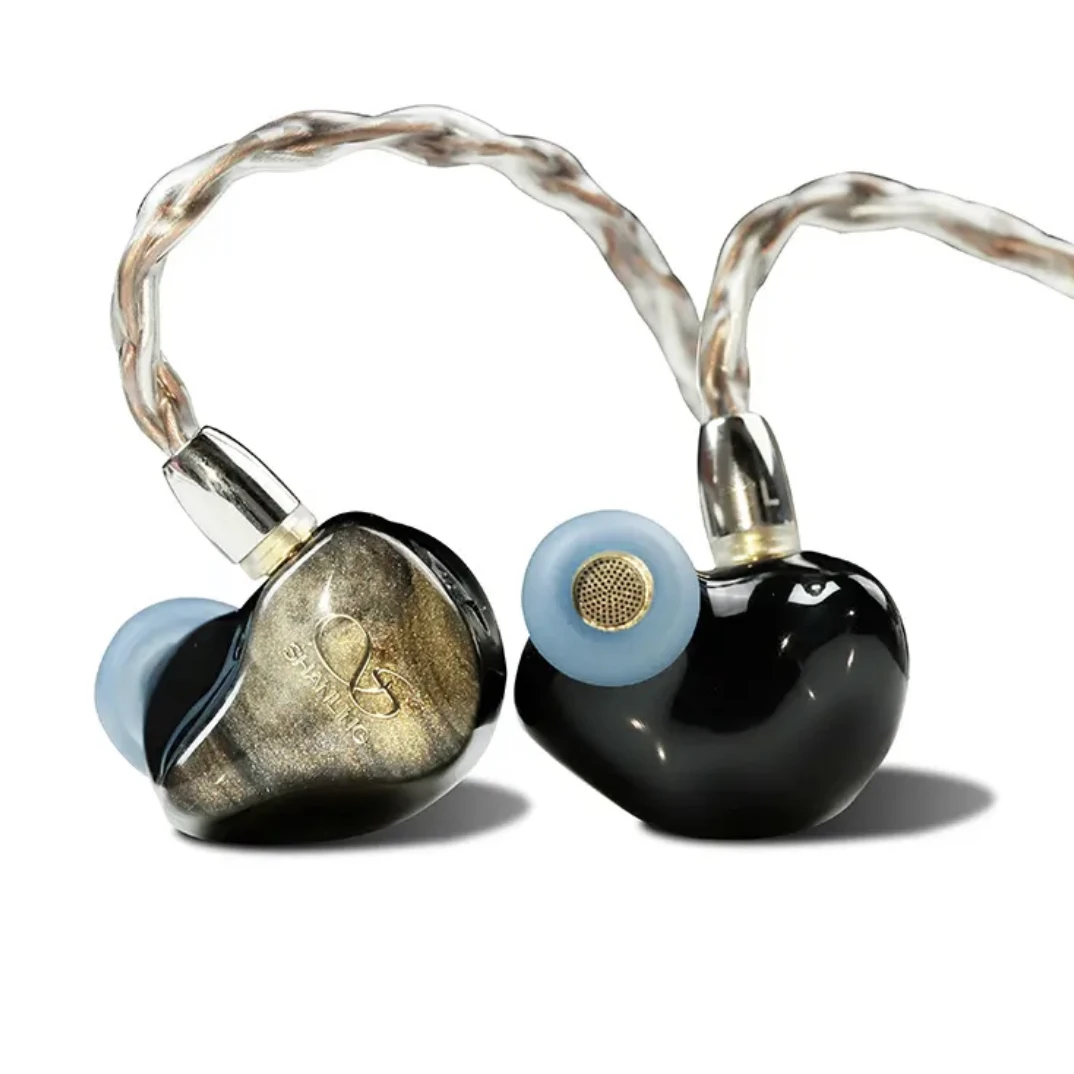 山灵ME800六单元圈铁3D打印发烧HIFI入耳式可换线耳机有线立体声