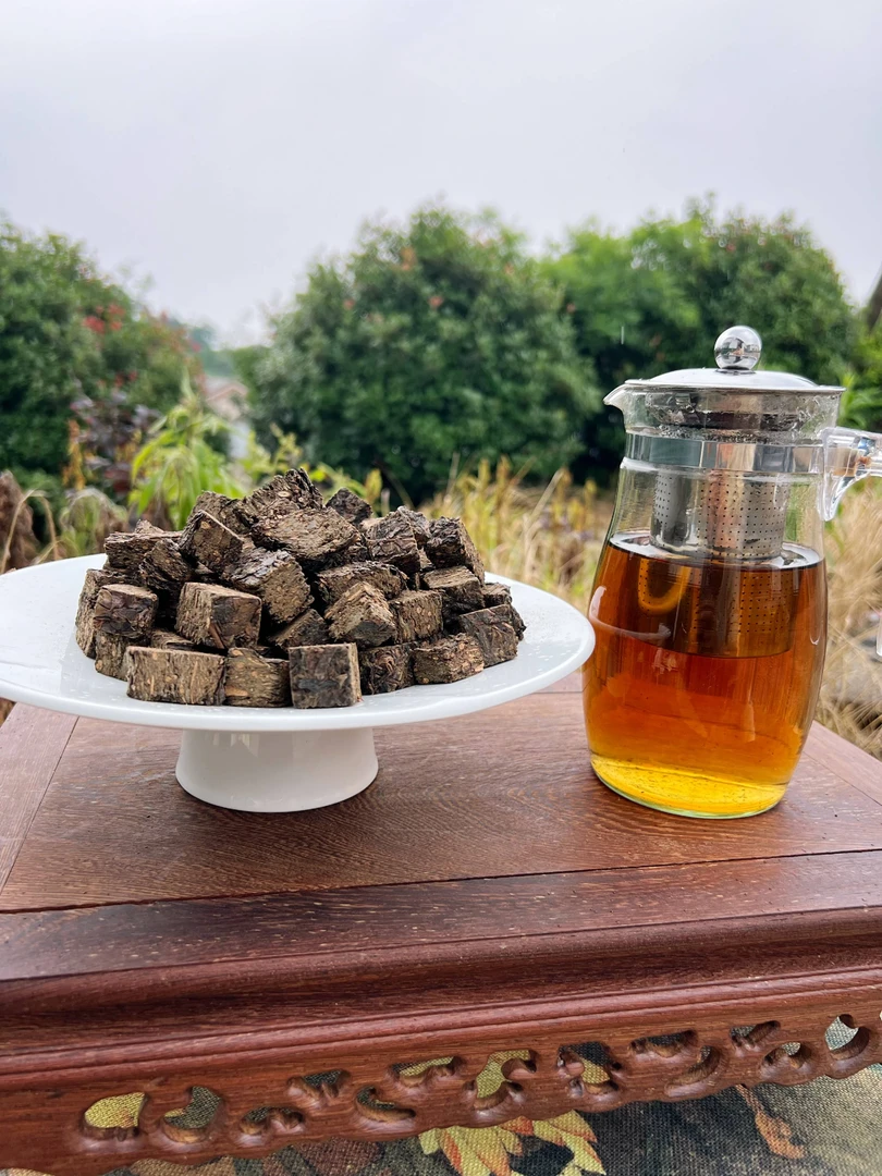 雪峰山传统安化黑茶 （2007年17年老茶） 原生茯茶颗粒分装