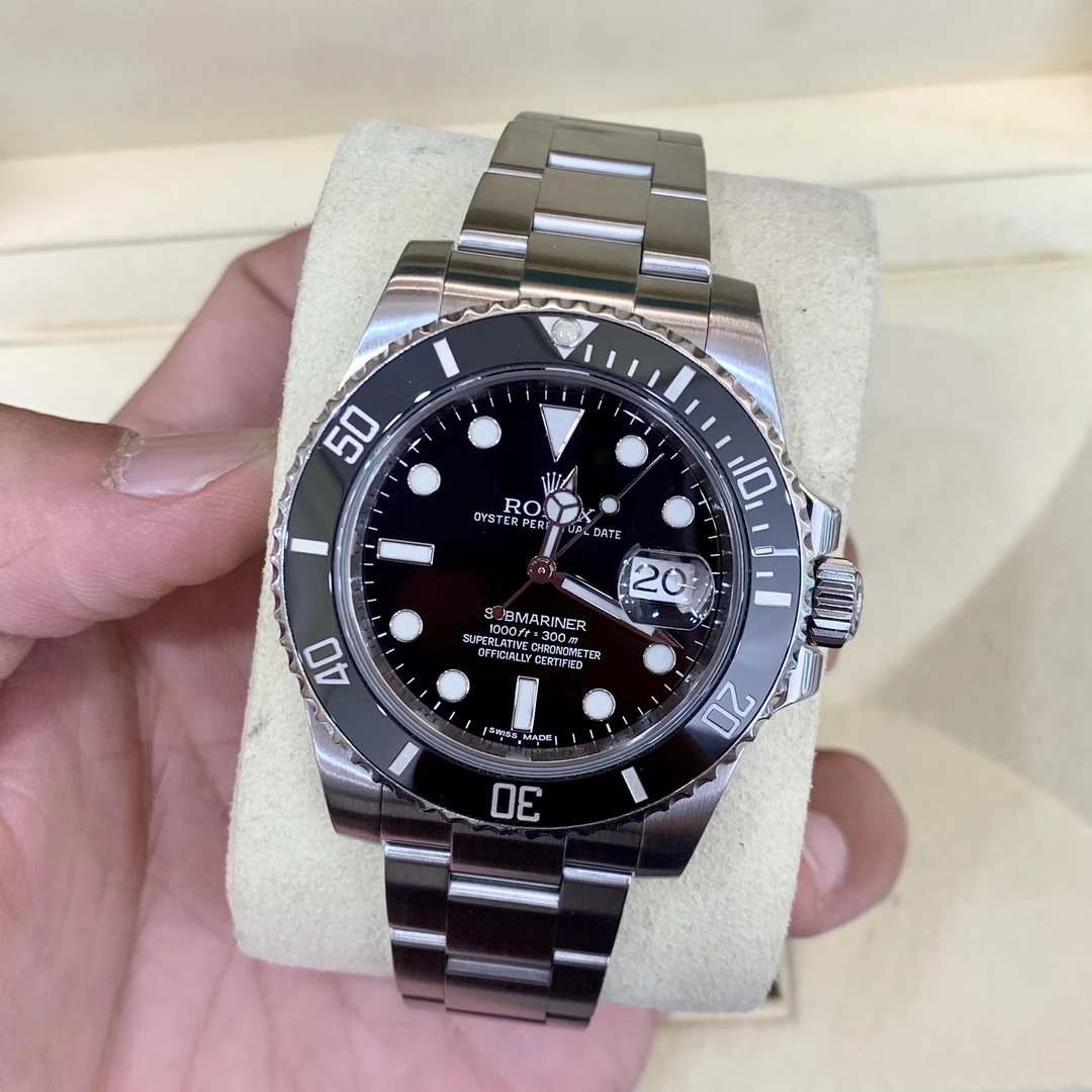 99新 Rolex/劳力士 m116610ln-0001有历黑水鬼15年4月11日全套长
