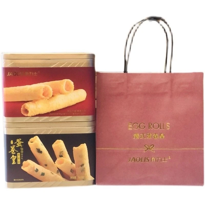 香港JAOLIS/角力士蛋卷零食原味蛋卷蛋卷酥香港蛋卷礼盒装300g