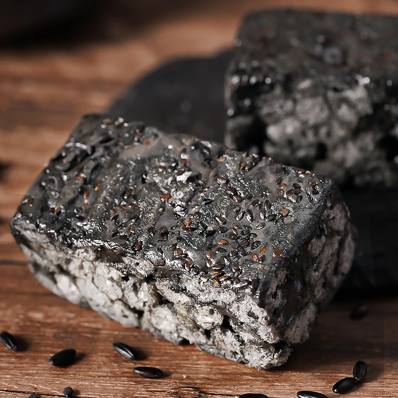 五黑奶盖沙琪玛追剧小零食五谷杂粮黑色食品整箱批发