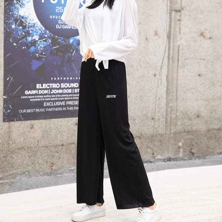 MT05  竹节虫阔腿裤