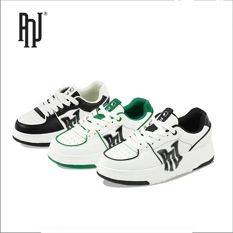 PNJ时尚情侣低帮学长鞋厚底百搭时尚透气板鞋PL1F-K003-1