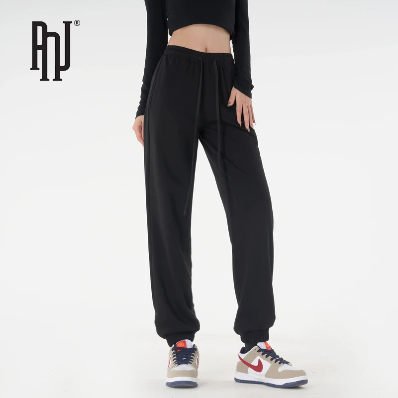PNJ潮流时尚秋冬休闲百搭情侣款宽松运动抽绳针织休闲裤PNJQJ8901