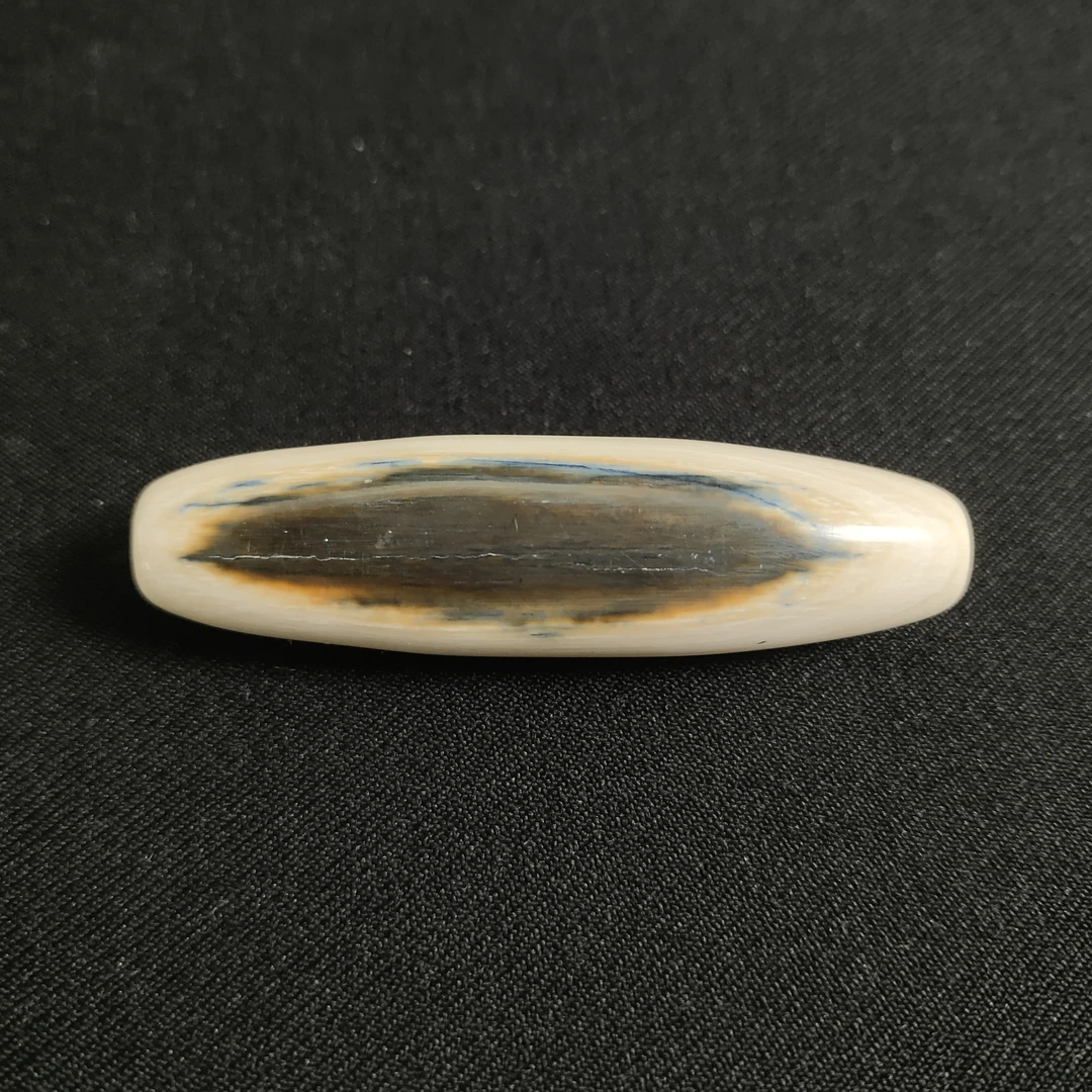 PTZ10 只做天然猛犸牙 天珠 长59.5x宽16x厚14.5mm
