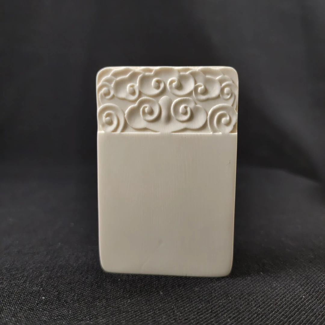 H101303   只做天然猛犸牙  461无事牌（祥云款）长60x宽39x厚9.6mm