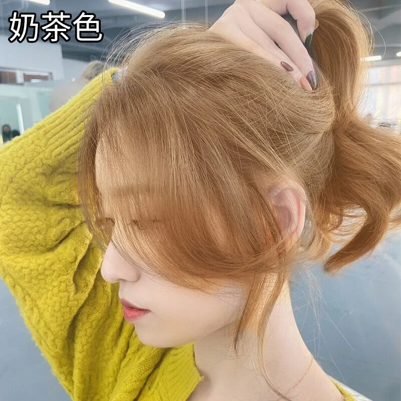 奶茶色染发剂膏女2022流行色显白植物亚麻自己在家染头发显白发色