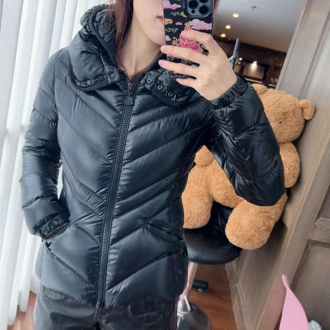 麦殿/95新/Moncler/盟可睐/黑色羽绒夹克/0码/MD220903HDA01