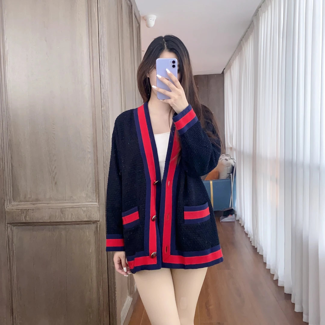 麦殿/95新/GUCCI 古驰/毛呢外套40码黑色/221008HD7H01